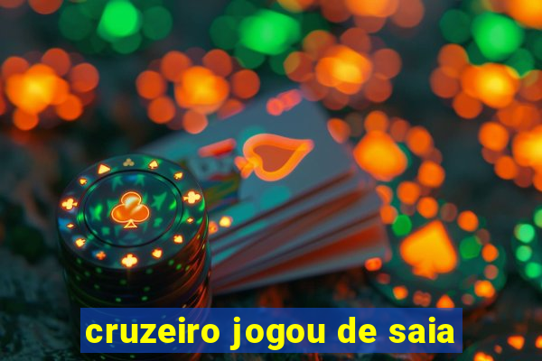 cruzeiro jogou de saia